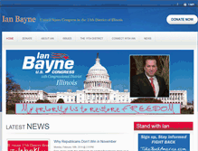 Tablet Screenshot of bayneforcongress.com